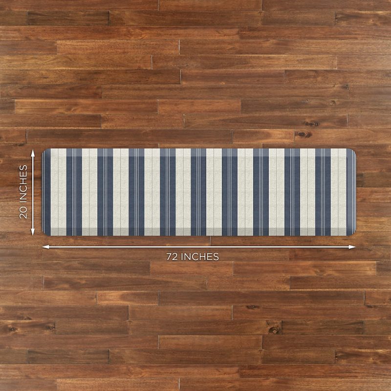 GelPro Designer Comfort Polyurethane Anti-Fatigue Mat For Hard Floors, 20” x 72”, Taylor Blue - Image 4