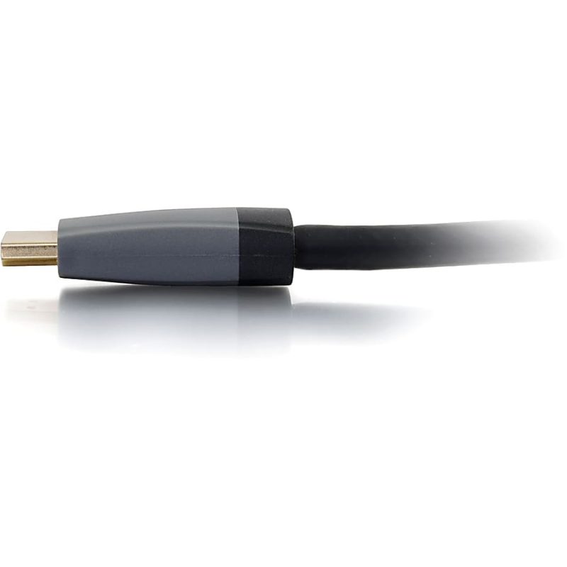 C2G 50ft 4K HDMI Cable with Ethernet - High Speed - In-Wall CL-2 Rated - HDMI for Home Theater System, Audio/Video Device - 50 ft - 1 x HDMI Male Digital Audio/Video - 1 x HDMI Male Digital Audio/Video - Gold Plated - Shielding - Black