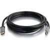 C2G 50ft 4K HDMI Cable with Ethernet - High Speed - In-Wall CL-2 Rated - HDMI for Home Theater System, Audio/Video Device - 50 ft - 1 x HDMI Male Digital Audio/Video - 1 x HDMI Male Digital Audio/Video - Gold Plated - Shielding - Black - Image 2