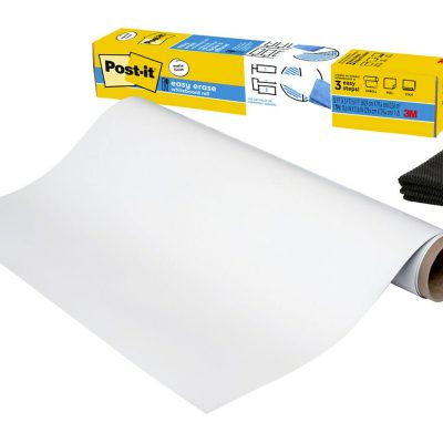 Post-it Easy Erase Permanent Marker Whiteboard Surface, 3 ft x 2 ft, Permanent Marker Wipes Away with Water, White (EE3X2)