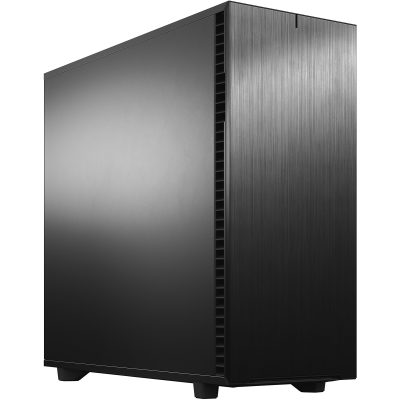 Fractal Design Define 7 XL Black Solid - Full-tower - Black - Steel, Anodized Aluminum - 10 x Bay - 3 x 5.51" x Fan(s) Installed - 0 - ATX, EATX, Micro ATX, Mini ITX, EE-ATX, SSI CEB, SSI EEB Motherboard Supported