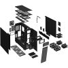 Fractal Design Define 7 XL Black Solid - Full-tower - Black - Steel, Anodized Aluminum - 10 x Bay - 3 x 5.51" x Fan(s) Installed - 0 - ATX, EATX, Micro ATX, Mini ITX, EE-ATX, SSI CEB, SSI EEB Motherboard Supported - Image 8