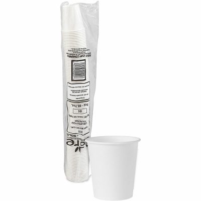 Solo Cup Treated Paper Water Cups - 3 fl oz - 100 / Pack - White - Paper - Water