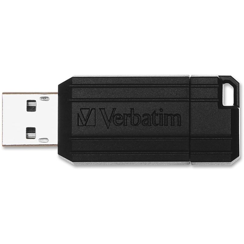 Verbatim PinStripe USB Drive - 8 GB - USB 2.0 - Black - Lifetime Warranty - 5 / Bundle - Image 5