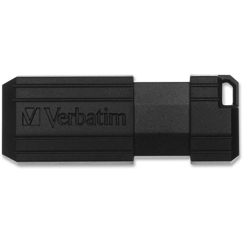 Verbatim PinStripe USB Drive - 8 GB - USB 2.0 - Black - Lifetime Warranty - 5 / Bundle - Image 6
