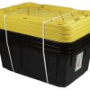 Office Depot® Brand by Greenmade® Professional Storage Totes, 23-Gallon, Black/Yellow, Pack Of 4 Totes - Image 3