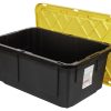 Office Depot® Brand by Greenmade® Professional Storage Totes, 23-Gallon, Black/Yellow, Pack Of 4 Totes - Image 7