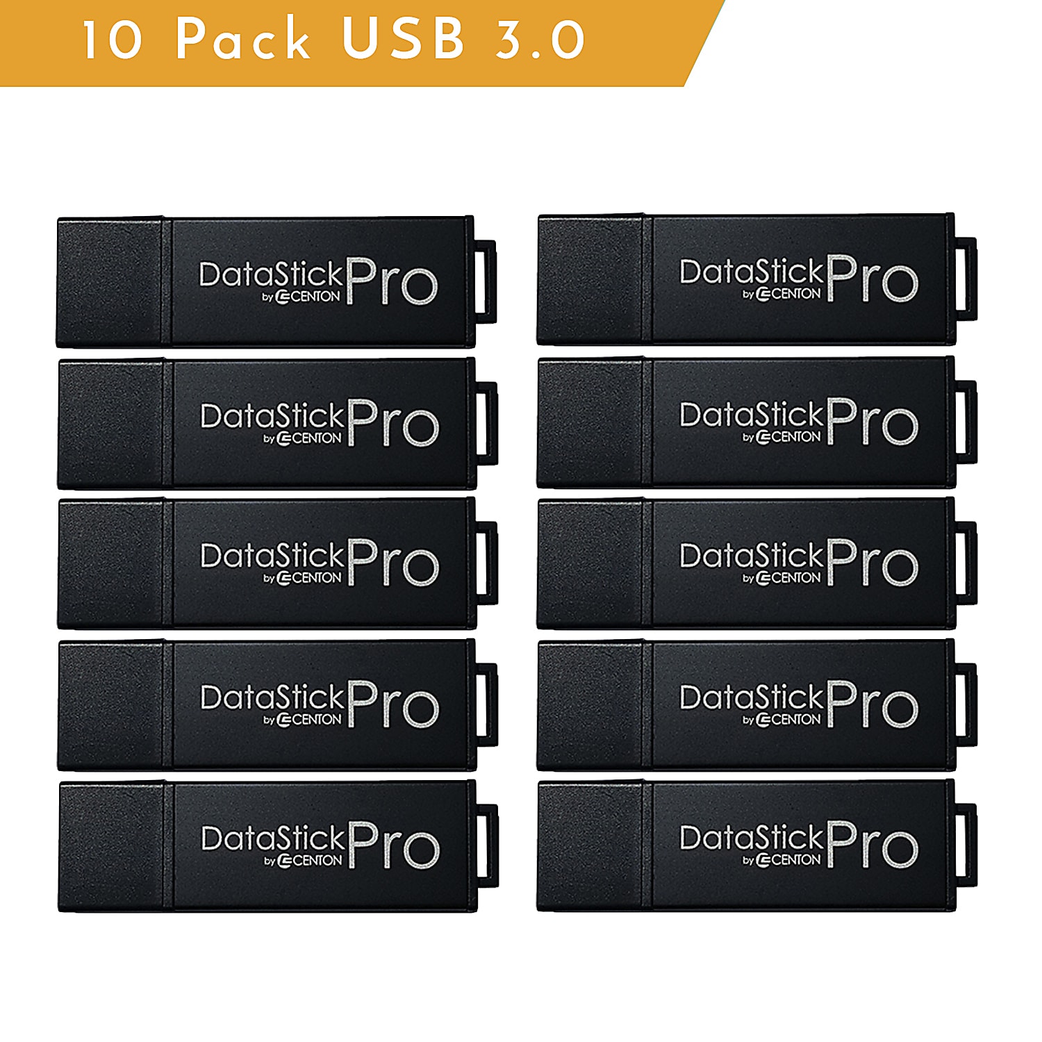 Centon MP Pro USB Flash Drive, 8GB, Pack Of 10 - Image 2