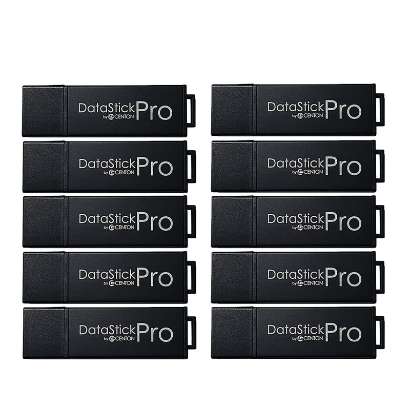 Centon MP Pro USB Flash Drive, 8GB, Pack Of 10