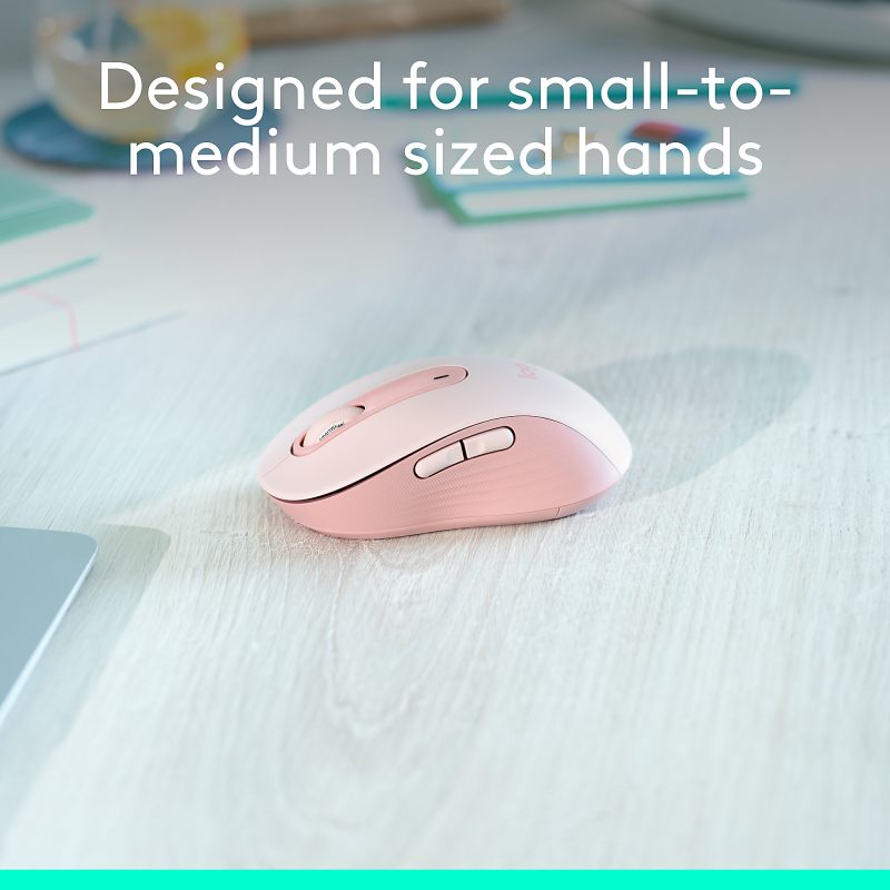 Logitech® Signature M650 Wireless Mouse, Rose, 910-006251 - Image 3