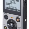 OM System WS882 Digital Voice Recorder, 4.4"H x 1.8"W x 0.7"D, Silver