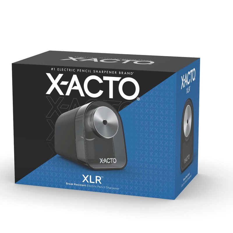 X-ACTO® XLR™ Electric Pencil Sharpener, Black - Image 9
