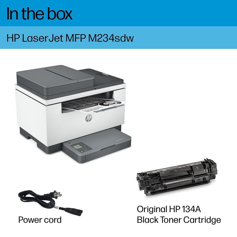 HP LaserJet MFP M234sdw Wireless Laser All-In-One Monochrome Printer - Image 5