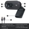 Logitech® C505 HD Webcam with Long-Range Mic for Video Calls - Image 6