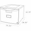 Storex Stackable File Drawer, 12-13/16"H x 14-13/16"W x 18-5/16"L, Black - Image 5