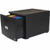 Storex Stackable File Drawer, 12-13/16"H x 14-13/16"W x 18-5/16"L, Black - Image 7