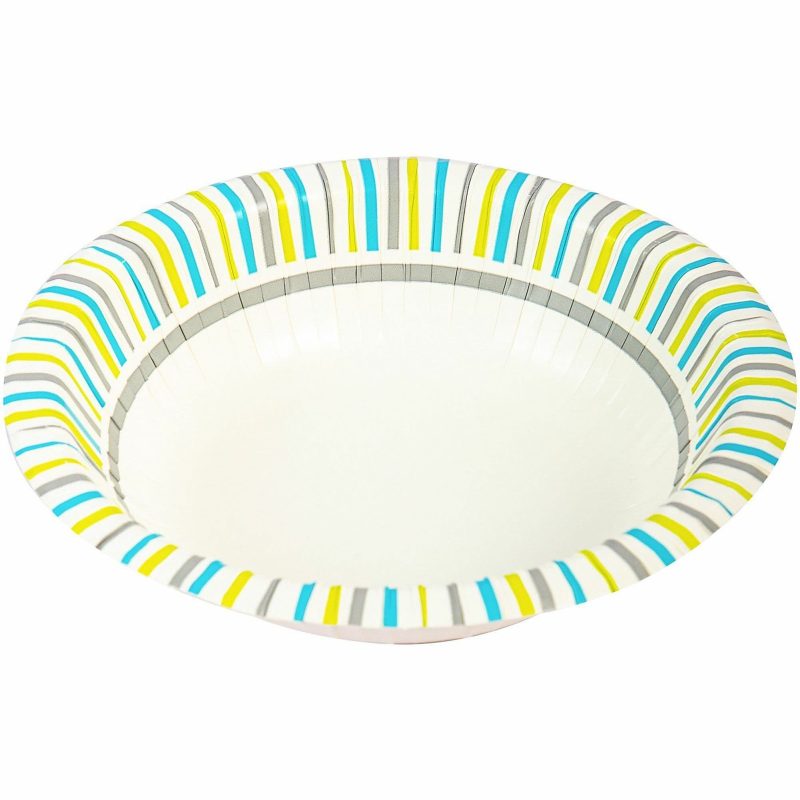 Genuine Joe 12 oz Paper Bowls - Disposable - Multi - 125 / Pack - Image 2