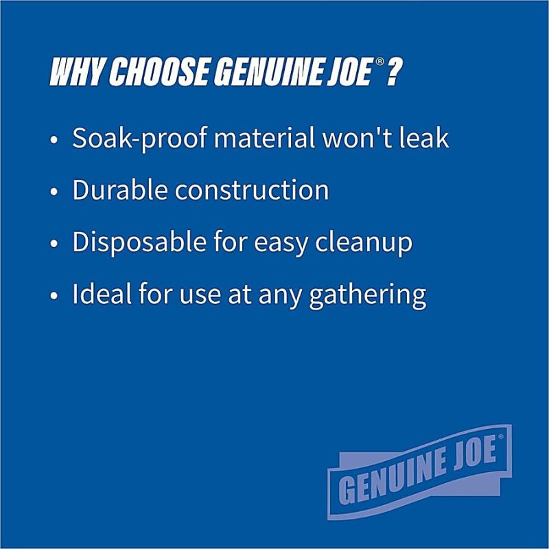 Genuine Joe 12 oz Paper Bowls - Disposable - Multi - 125 / Pack - Image 4