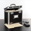 Vaultz® Locking Storage File Tote, Letter Size, 12 1/4" x 13 3/4" x 7 1/4", Black - Image 2
