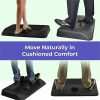 Uncaged Ergonomics Active Standing Desk Mat 20x34" Non Flat Contoured Anti-Fatigue Comfort Cushion Floor Mat for Stand Up Office Desks - Image 3