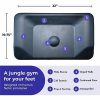 Uncaged Ergonomics Active Standing Desk Mat 20x34" Non Flat Contoured Anti-Fatigue Comfort Cushion Floor Mat for Stand Up Office Desks - Image 4