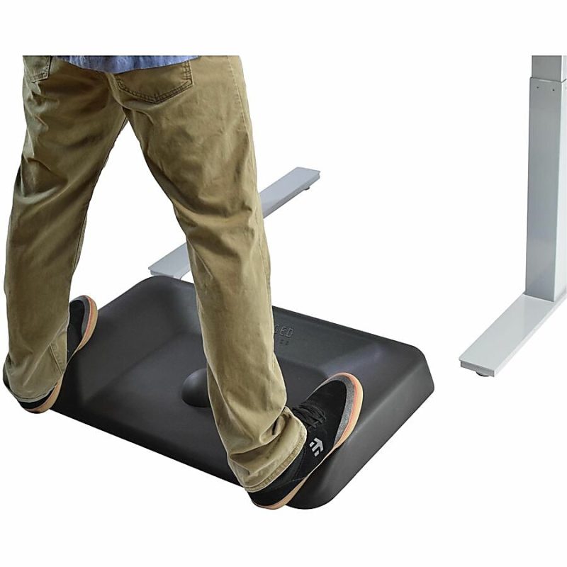 Uncaged Ergonomics Active Standing Desk Mat 20x34" Non Flat Contoured Anti-Fatigue Comfort Cushion Floor Mat for Stand Up Office Desks - Image 6
