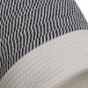 Honey Can Do 2-Tone Baskets, 14-3/16”H x 13-13/16”W x 13-13/16”D, Gray/White, Set Of 3 Baskets - Image 5