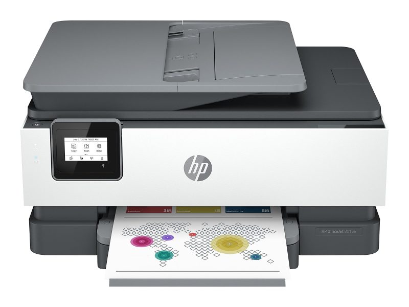 HP OfficeJet 8015e Wireless Color All-in-One Printer with 6 months free ink with HP+ (228F5A)