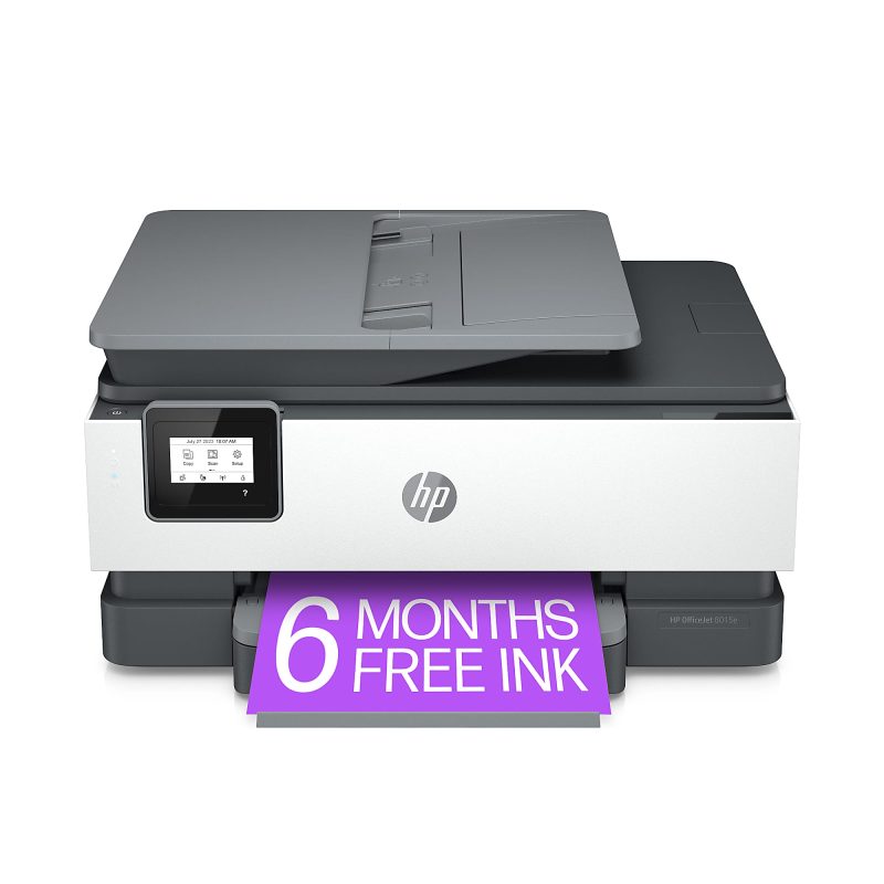 HP OfficeJet 8015e Wireless Color All-in-One Printer with 6 months free ink with HP+ (228F5A) - Image 2