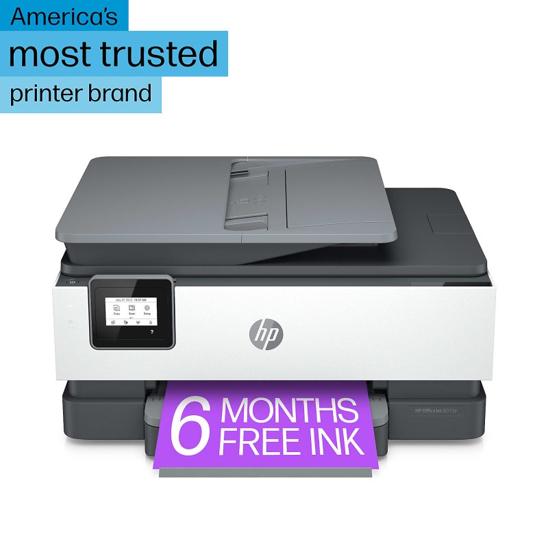 HP OfficeJet 8015e Wireless Color All-in-One Printer with 6 months free ink with HP+ (228F5A) - Image 3