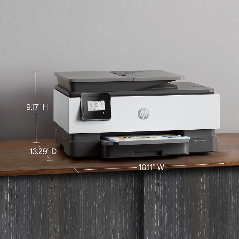 HP OfficeJet 8015e Wireless Color All-in-One Printer with 6 months free ink with HP+ (228F5A) - Image 5
