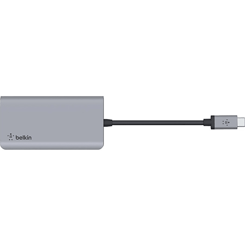 Belkin USB-C 4-in-1 Multiport Adapter, Laptop Docking Station, 2x USB-A 3.0, 4k HDMI, 100W Power Delivery - USB Type C - USB Type-C - Wired - Image 2