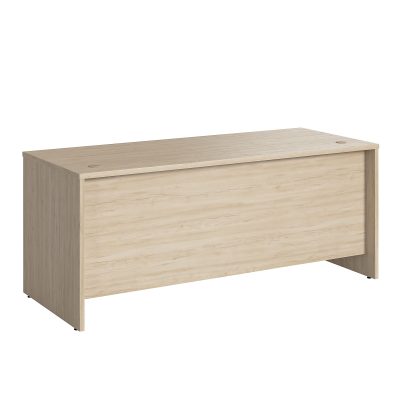 Bush Business Furniture Studio C 60"W Office Computer Desk, White, Standard Delivery - Natural Elm,71-1/16 in.