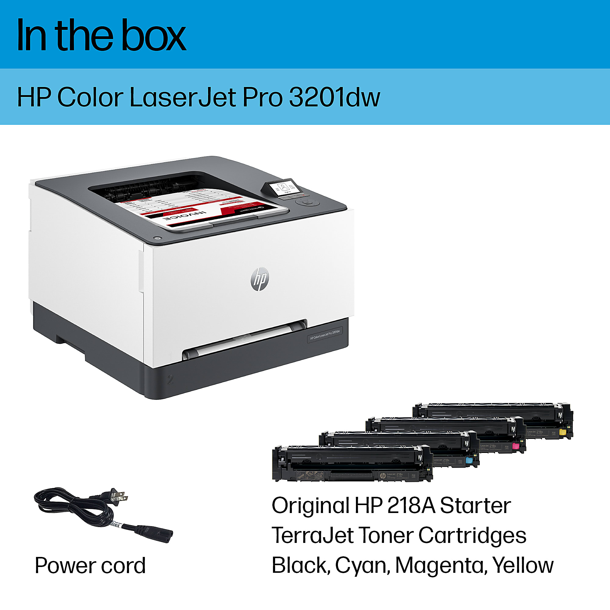 HP Color LaserJet Pro 3201dw Wireless Laser Color Printer - Image 6