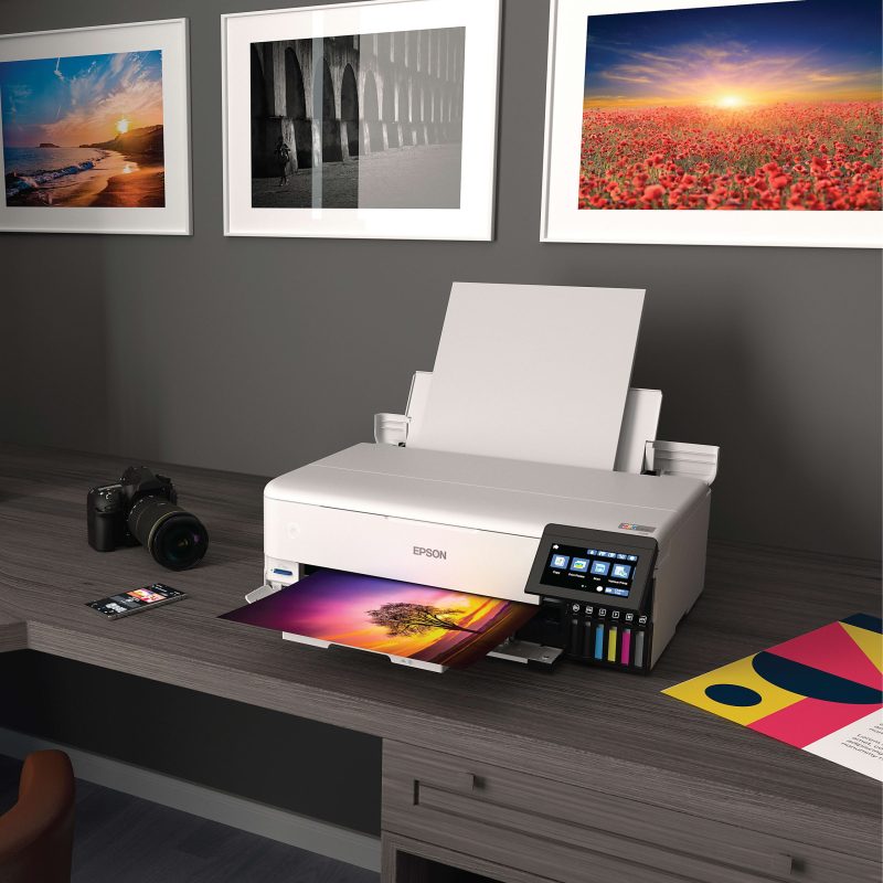 Epson® EcoTank® Photo ET-8550 SuperTank® Wide-Format Wireless Inkjet All-In-One Color Printer - Image 6