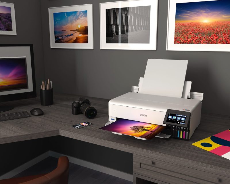 Epson® EcoTank® Photo ET-8550 SuperTank® Wide-Format Wireless Inkjet All-In-One Color Printer - Image 7