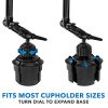 Mount-It! MI-7320 Car Cup Holder Mount For 7 - 11" Tablets, Black - Image 4