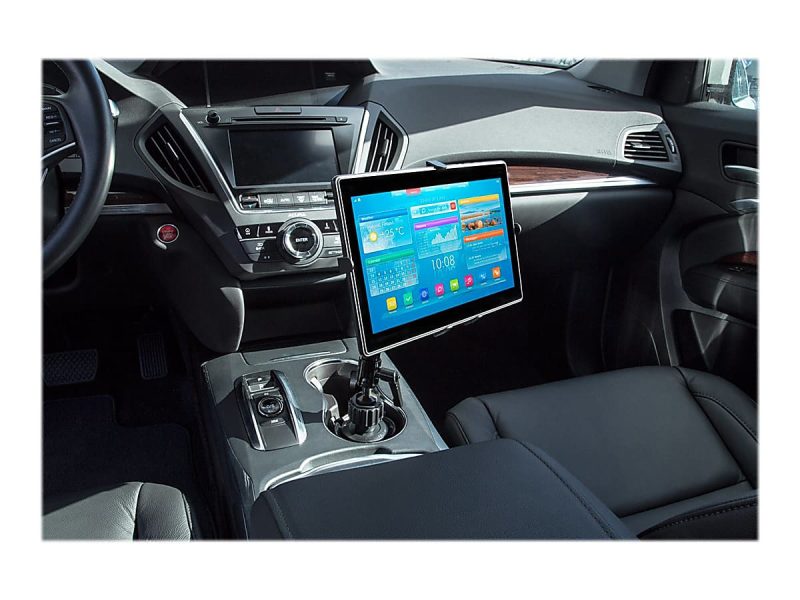 Mount-It! MI-7320 Car Cup Holder Mount For 7 - 11" Tablets, Black - Image 8