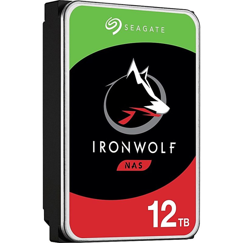 Seagate IronWolf ST12000VN0008 12 TB Hard Drive - 3.5" Internal - SATA (SATA/600) - Conventional Magnetic Recording (CMR) Method - 7200rpm - 3 Year Warranty - Image 2