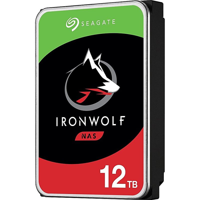 Seagate IronWolf ST12000VN0008 12 TB Hard Drive - 3.5" Internal - SATA (SATA/600) - Conventional Magnetic Recording (CMR) Method - 7200rpm - 3 Year Warranty - Image 3
