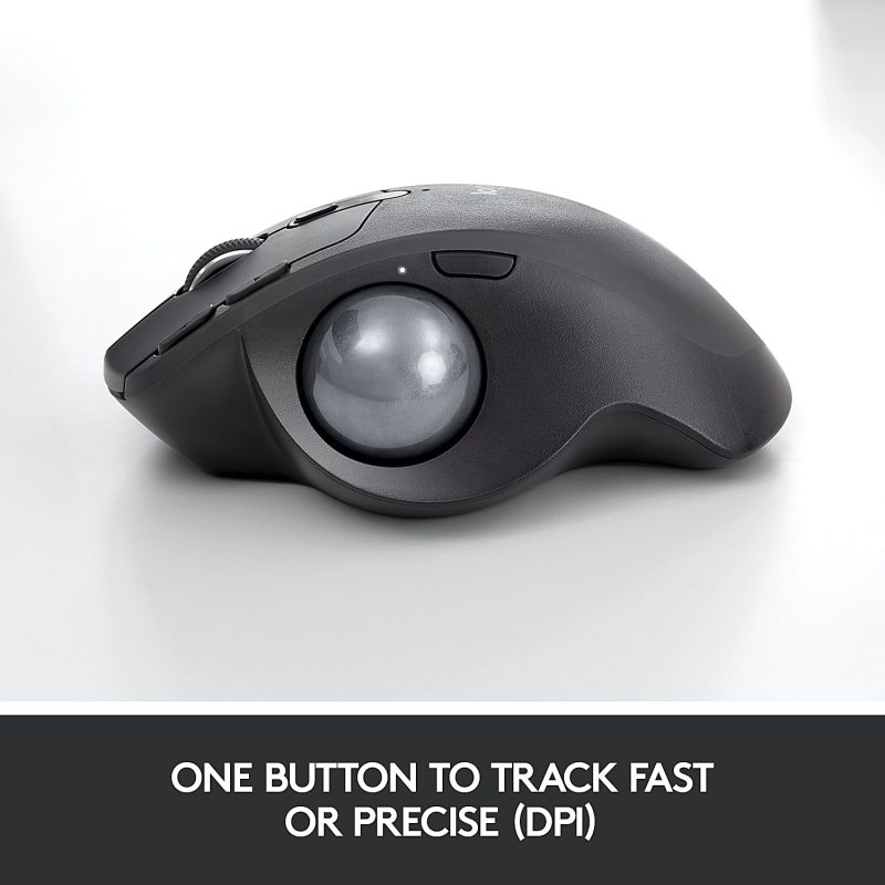 Logitech® MX ERGO PLUS Advanced Wireless Trackball Mouse, Black, 910-005178 - Image 4