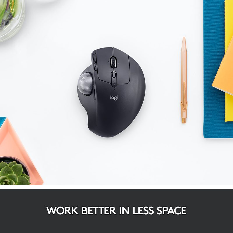 Logitech® MX ERGO PLUS Advanced Wireless Trackball Mouse, Black, 910-005178 - Image 8
