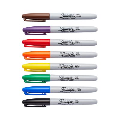Sharpie® Permanent Fine-Point Markers, Red, Pack Of 36 - Assorted,8