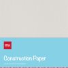 Office Depot® Brand Construction Paper, 9" x 12", 100% Recycled, Stone White, Pack Of 500 Sheets