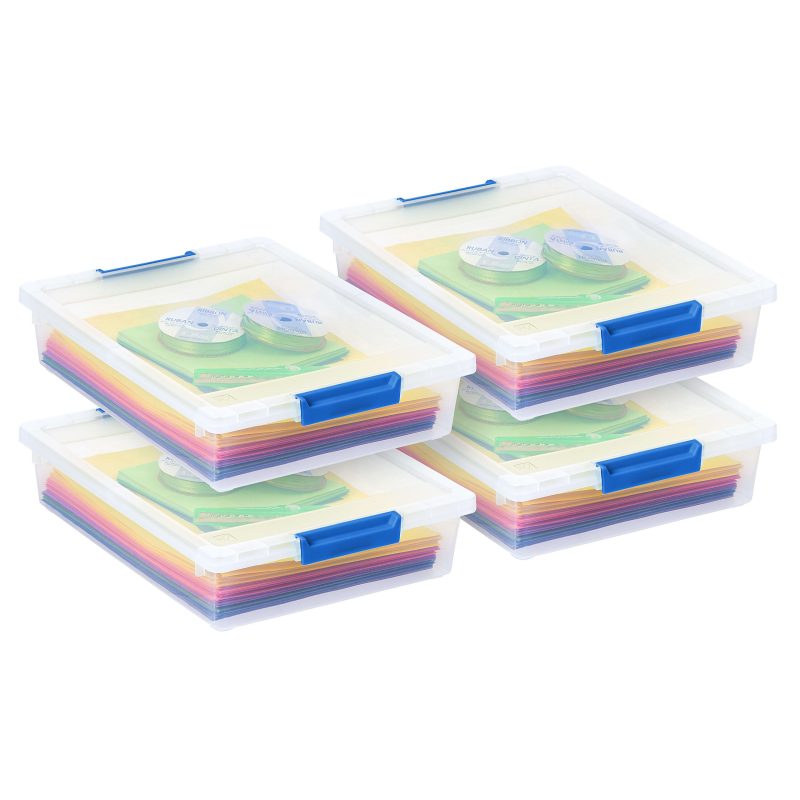 Iris Clip Box, 5.5 Qt, Clear, Pack Of 4 Boxes - Image 11