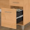 Bush Furniture Somerset 72"W L Shaped Desk With Hutch, Lateral File Cabinet And Bookcase, Maple Cross, Standard Delivery - Image 5