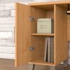 Bush Furniture Somerset 72"W L Shaped Desk With Hutch, Lateral File Cabinet And Bookcase, Maple Cross, Standard Delivery - Image 6