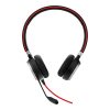 Jabra EVOLVE 40 UC SME Headset - Stereo - Mini-phone (3.5mm) - Wired - Over-the-head - Binaural - Supra-aural - Noise Canceling - Black - Image 3
