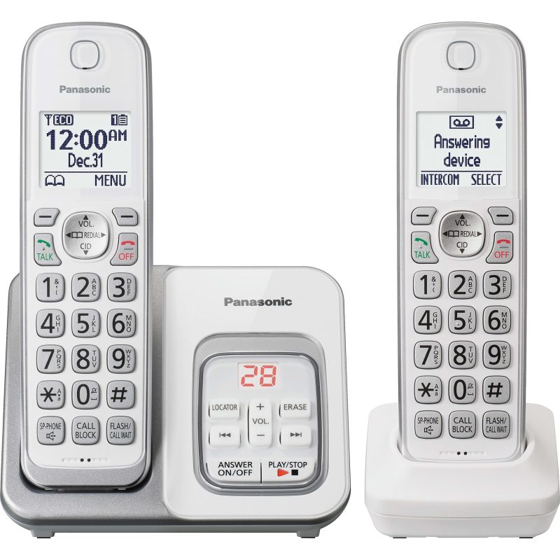 Panasonic® KX-TGD532W DECT 6.0 PLUS Expandable Digital Cordless Phone System - Image 3