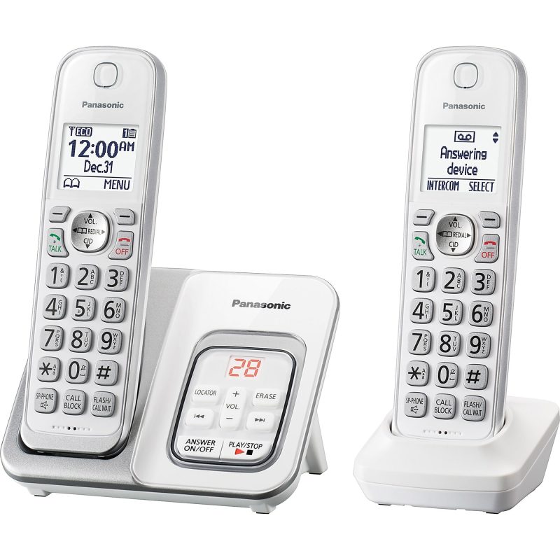 Panasonic® KX-TGD532W DECT 6.0 PLUS Expandable Digital Cordless Phone System - Image 4